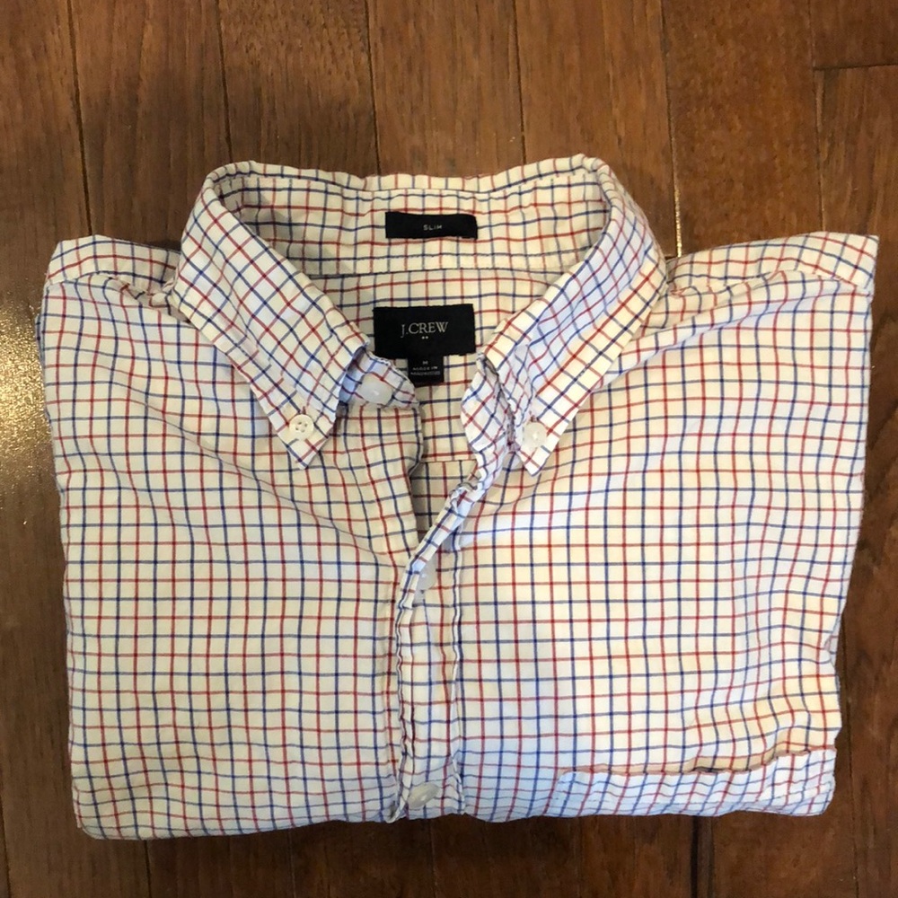 J. Crew slim check shirt